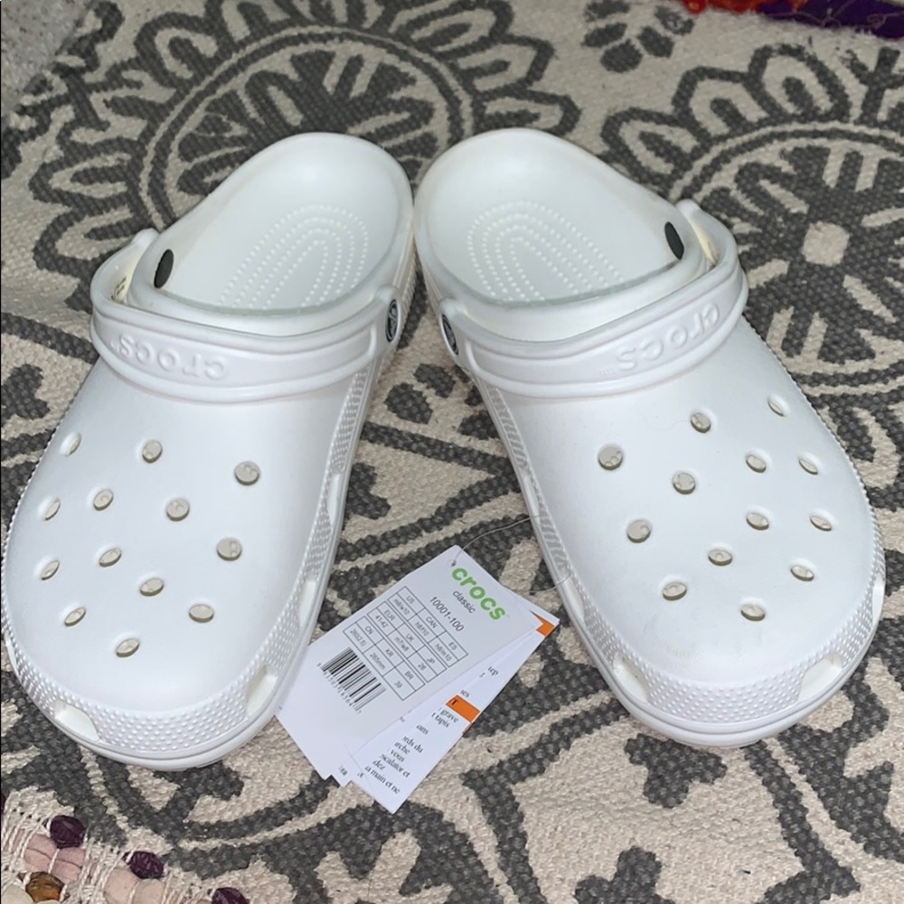 White Crocs